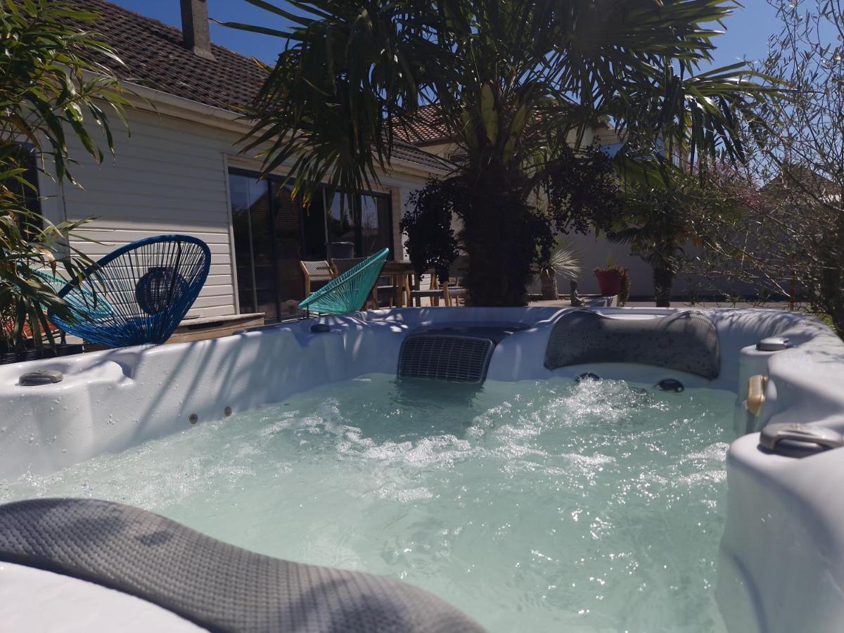 Magnifique Luxe Cosy Poppies - Normandie Racing, Flipper, Baby-foot, Spa, Jardin Mediterraneen, Riva Bella A 300m, A Pied, Confort, Ideale Familles & Groupes, Evj A Ouistreham, Proche Cabourg, Week-end & Courts Sejo Villa Ouistreham